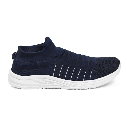 Image of XENIX Light Weight Breathable Knitted Men Socks /Slip-on Sports Shoes for Jogging & Cycling, Training |Premium Socks Sports Shoes|Eva Socks Knitted Running Shoes