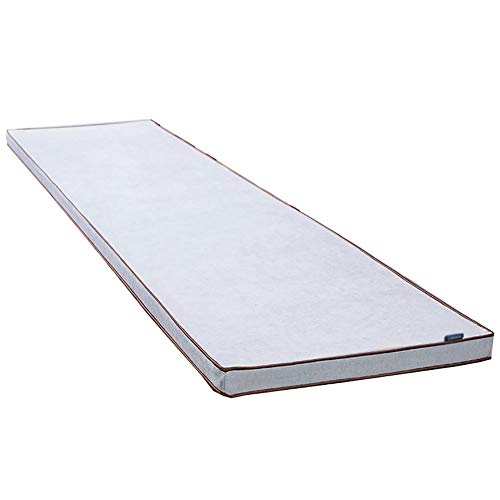 Long coussin de banc de fenêtre en textile gris premium 120x40 cm - 3