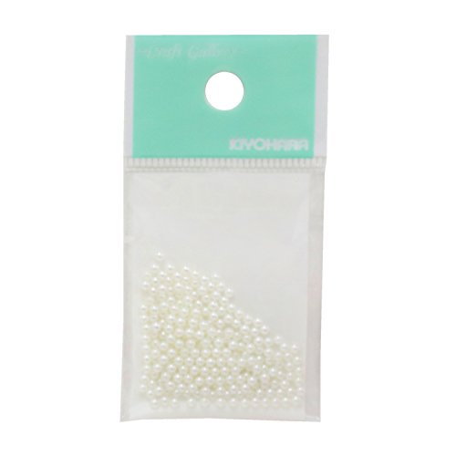 KIYOHARA Craft Gallery レジンクラフト パールビーズ 穴なし 250個入り 直径2mm RCH-166