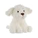 Apricot Lamb Plüsch weiß Hund Plüschtiere für Kinder, weiche niedliche Kuscheltier für Baby Mädchen und Jungen, Flauschige Hund weiß 20cm
