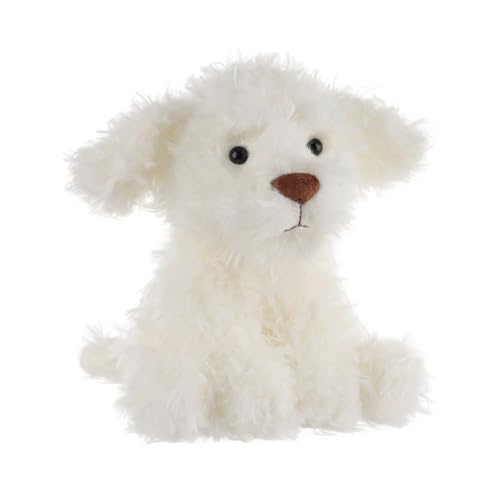 Apricot Lamb Plüsch weiß Hund Plüschtiere für Kinder, weiche niedliche Kuscheltier für Baby Mädchen und Jungen, Flauschige Hund weiß 20cm