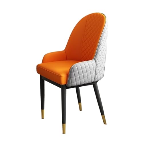 SLOQYNAPU Sillas De Comedor De Lujo Ligeras De Alta Gama for Uso Doméstico Pequeño, Mesas Y Sillas De Comedor De Negociación De Estilo Italiano Modernas, Simples Y Gruesas for Hoteles(Buff)