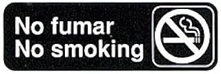 Tablecraft No Smoking Spanish Sign | No Fumar | Commerical Quality for Restaurant Use 3 by 9-Inch