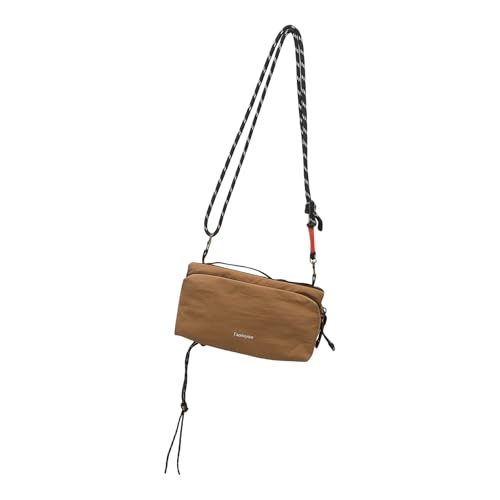 Práctico Bolso Cruzado con cordón para Hombre, Bolso de Hombro portátil, para Escalar montañas y desplazamientos Diarios, Hombro Ligero