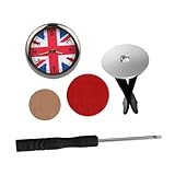 Mini-union-jack-uhr: sie kann im auto installiert werden, sodass sie während der fahrt bequem die uhrzeit ablesen können. union-jack-autouhr