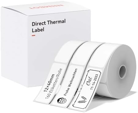 thumbnail: LEYF Etiketten Voor Labelprinter - 6 Rollen (6000 Labels), 57x32mm, Compatibel Met Dymo En Seiko
