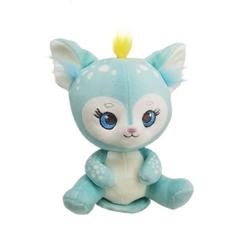 Shoulderkins - Pop: Kuscheltier aus softem Plüsch, mit Magnet zum Platzieren auf der Schulter, türkis (18039)