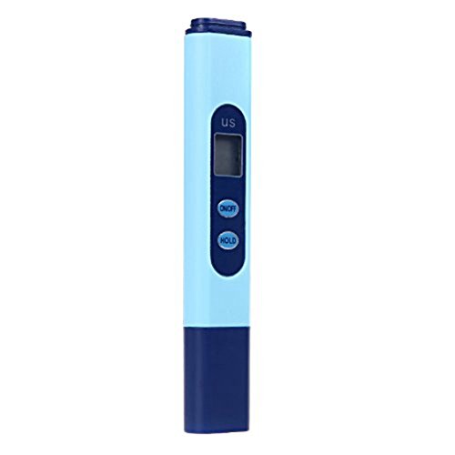 Wasser tester Stift - TOOGOO(R) LCD Digital EG Wasserleitfaehigkeitsmessgeraet Stift Tester 0-9999 ?s/ cm Blau