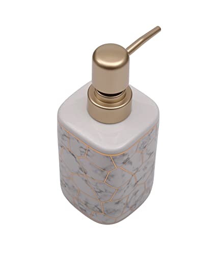 Image of Store2508 Ceramic Liquid Handwash Soap Dispenser Pump for Bathroom /Kitchen - 250ml (White)
