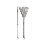 Vic Firth Retractable Wire Jazz Brushes - White