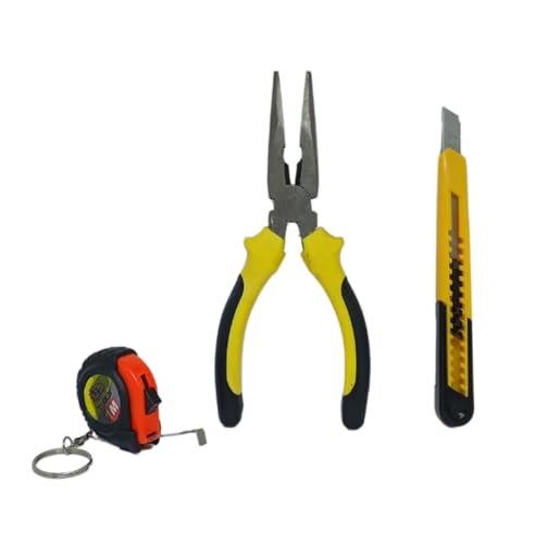 Maleta De Ferramentas Kit De Ferramentas Manuais 3129 Com Conjunto De 21 Acessórios Trena Estilete A