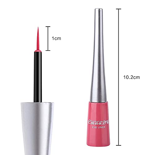 Charmcode 14 Colored Eyeliners - Liquid Color Eyeliner Highly Pigmented - White Eyeliner - Liquid Liner Coloful Set - Vivid Matte Eye Makeup #TOP5