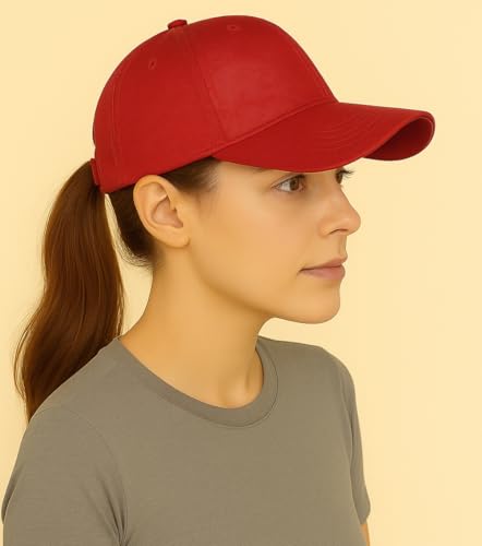 Image of Unisex Adjustable Baseball Cap Pack of 2 - Solid Color, Breathable, Stylish Cotton Caps for Men & Women - Outdoor Sports, Travel, Casual Wear