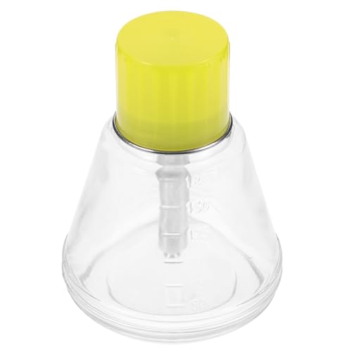 DECHOUS Botella de Vidrio con Bomba de Aluminio Reforzado para Removedor de Esmalte Dispensador Práctico y Duradero para Uso Profesional y Doméstico