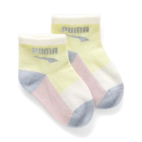PUMA Infant Boys 1 Pack Quarter Socks Casual Casual - Yellow - Size 4-6