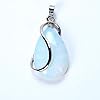 20x30MM Natuurlijke Amethisten Aventurijn Rozenkwarts   Opaal Carneool Steen Waterdruppel Kralen Hanger voor Ketting-Opaal