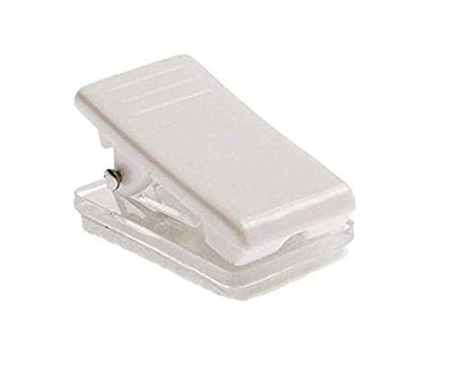 Self-Adhesive ID Card Plastic Crocodile Clips (100)