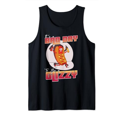 Hot Dog Day Glizzy Costume It´s A Bad Day To Be A Glizzy Tank Top