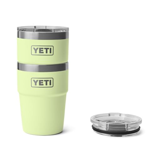 Image of YETI Rambler 16 oz Stackable Tumbler, Vacuum Insulated, Stainless Steel with MagSlider Lid | Stackable