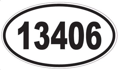 US Decal, Inc. Number 13406 Oval Sticker