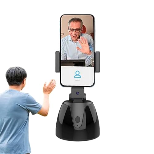 Cell Phone gimbal- 7.28x3.54x3.5in Portable Smartphone Stabilizer Clamp, 360 Degree Rotation Vlogging Tool, Compaact smart track