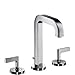 Produktbild Hansgrohe 3 Loch Waschbeckenarmatur Axor Citterio chrom mit Hebelgriffen 39135000