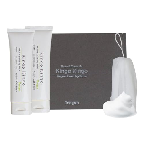 kingo kingo (きんごきんご) 洗顔用クリームソープ 110g 2本セット (約180回分) 専用ネット付き 濃密泡 洗顔フォーム 無添加 パック クレイ洗顔 毛穴 洗顔料 保湿 スキンケア（Amazon）