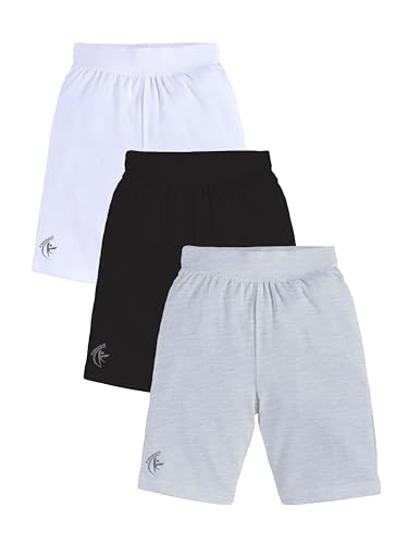 Image of KiddoPanti Girls Knee Length Cycling Shorts Pack of 2
