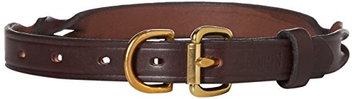 Perri's Dc500 Twisted Leather Dog Collar, X-Small, Havana #TOP1