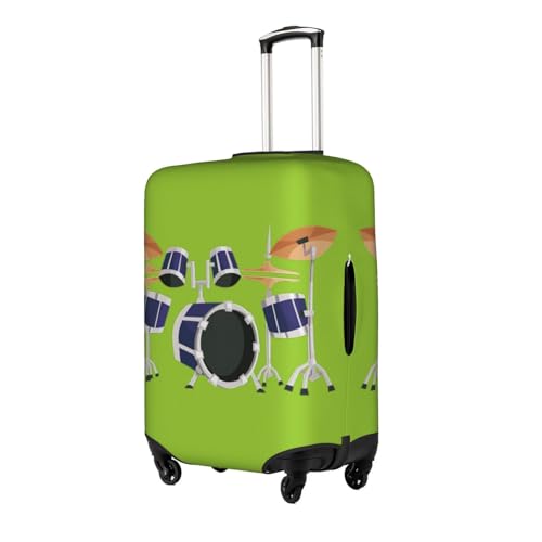 Housse de bagage imprimé jazz blanc pliable pour valise XL - 2