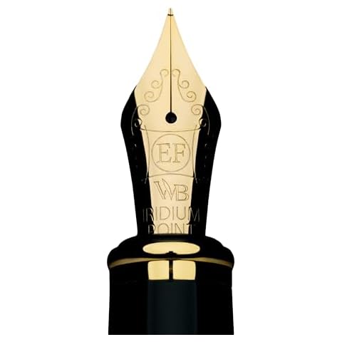 Wordsworth & Black Majesti SPARE NIB - Extra Fine Nib - Gold- 1pc paper box packaging Cover