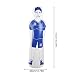 Aufblasbarer Fu?Ball Trainingsdummy , PVC Fu?Ball Torwart Trainingstor Standbecher f¡§1r Pass¡§1bungen f¡§1r f¡§1r den Boxsack (Blau) , Krafttraining