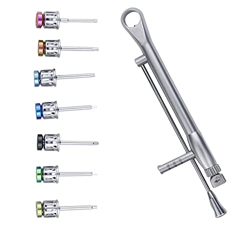 BONEW Global Universal Implant Screw Drivers Repair Tool Kit Screwdrivers Colorful Prosthetic Kit Torque Wrench 16pcs for a Set