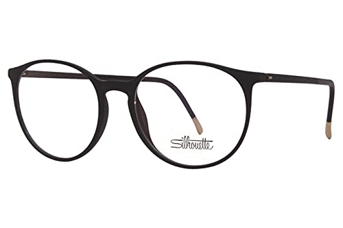 Silhouette Spx-Illusion 2936 9030 Eyeglasses Black Matte Optical Frame 52-17-140 #TOP1