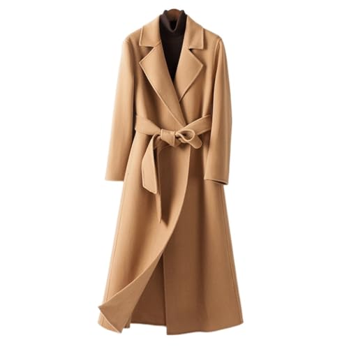 Manteau en cachemire à lacets femme veste tweed coupe droite