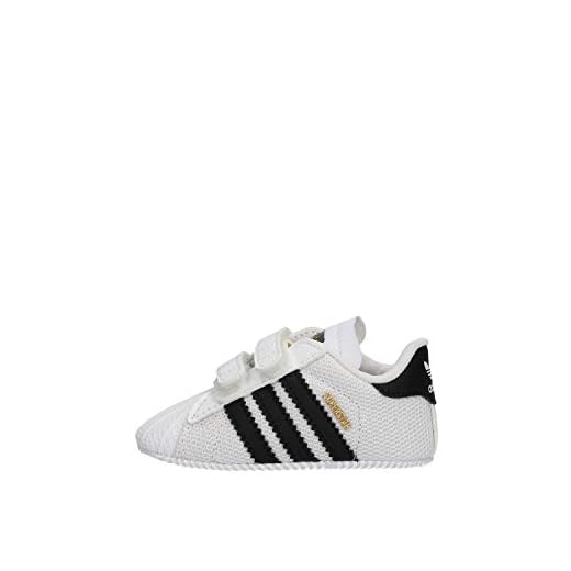 adidas Unisex Baby Superstar Crib Hausschuhe, Weiß (Ftwbla/Negbas 000), 20 EU