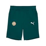 PUMA Men's Fanpack Sweat Shorts, Varsity Green- White SS26, Medium Fanpack Mexico Sweat Shorts