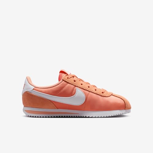 Nike Cortez Textile Big Kids' Shoes (Apricot Agate/White)3