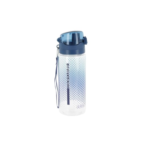 Gourde Herlitz 500 ml bleue compacte et légère avec bouchon à vis