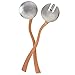 Salad Bowl with Servers - 3 Pc Set - Hammered Copper Salad Bowl - 9.5 Inch Hammered Serving Bowl