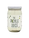 The Pickle Juice | Clean Drink - 79% Less Sodium - No Sugar - No Colors - No Harmful Preservatives – Tart & Tangy Electrolyte Shot for Gut Health, Hydration & Cocktails – All-Natural Pickle Brine – [ PICKLES ] -16 oz Glass Bottle