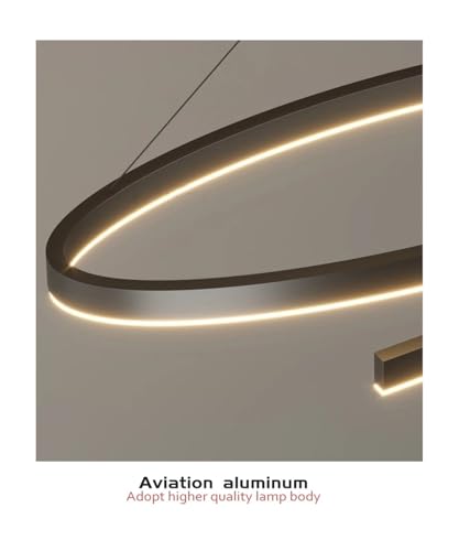 Lustre blanc rond de 60cm pour éclairage intérieur moderne