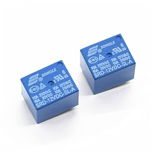 Relé SRD-12VDC-SL-A 10A para reparar circuitos y proteger placas electrónicas de 12V