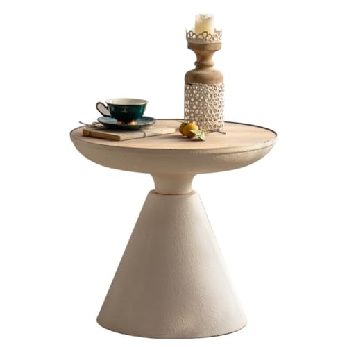 Mesa auxiliar de madera vintage para sala