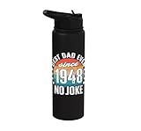 El mejor papá del mundo - no es broma - Papá desde 1948 Stainless Steel Insulated Water Bottle