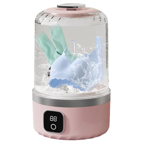 Lave-linge portable rechargeable avec moteur silencieux pour camping et voyage