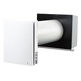 VENTS-US Twinfresh Expert RW1-85-2 Through-The-Wall Ventilation Fan Provides Fresh Air Intake and Heating/Cooling Recapture (Wifi Control - Compatible with IOS & Android devices)