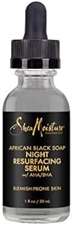 Sheamoisture Overnight Resurfacing Serum for Blemish Prone Skin African Black Soap With Shea Butter 1 oz