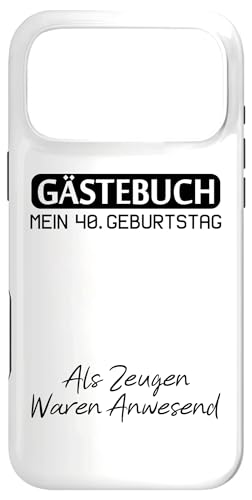 Gastebuch Mein 40. Geburtstag QXgubN QXgXg TC X}zP[X iPhone 17 Pro Max p
