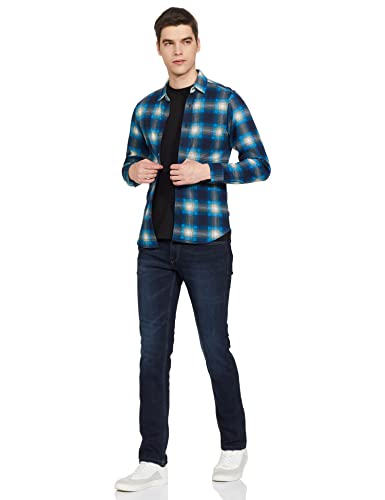 Image of Pepe Jeans Men's Regular Fit Full Sleeve Checkered Cotton Casual Shirt | Check Shirt for Man | Smart & Stylish | Multiple Styles | Mens Casual Shirts
